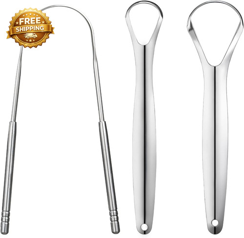 Pcs metal tongue scraper - metal,